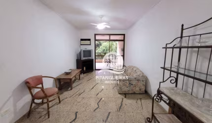 PITANGUEIRAS - LOCAL NOBRE, APTO COM PISO EM EM GRANITO, EXCELENTE APTO REFORMADO E SUPER ESPAÇOSO, 120 M² ÚTEIS, 02 VAGAS DE GARAGEM, SERV. DE PRAIA