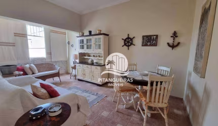Apartamento com 1 dormitório para alugar, 48 m² - Pitangueiras - Guarujá/SP