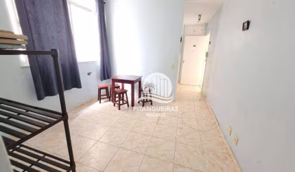 Apartamento com 1 dormitório para alugar, 50 m² - Pitangueiras - Guarujá/SP