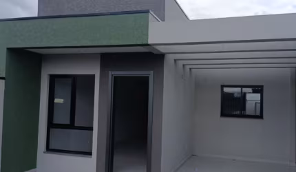 Casa térrea nova em São José dos Pinhais