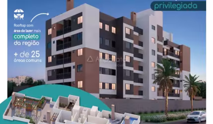 Apartamento com 2 quartos à venda na Rua João Bonat, 494, Novo Mundo, Curitiba, 46 m2 por R$ 337.901