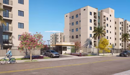 Apartamento com 2 quartos à venda na Rua Agostinho Brusamolin, 141, Cidade Industrial, Curitiba, 46 m2 por R$ 348.487