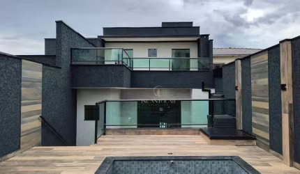 Sobrado com 4 dormitórios à venda, 153 m² por R$ 790.000,00 - Nações - Fazenda Rio Grande/PR