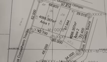 Vende excelente terreno de esquina na Av domingos olímpio