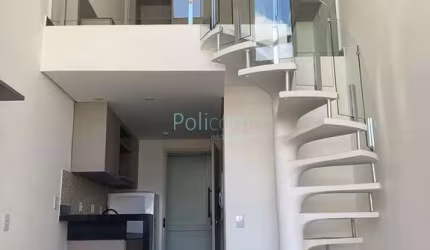 Apartamento Duplex com 1 dormitório para alugar, 35 m² por R$ 3.000,00/mês - Água Branca - São Paul
