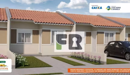 Casa com 2 dormitórios à venda, 44 m² por R$ 197.000,00 - Residencial Meu Rincão - Cachoeirinha/RS