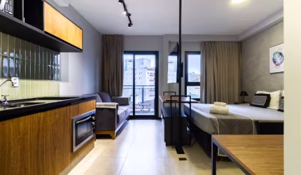 Apartamento tipo para venda com 1 quarto, 30m²