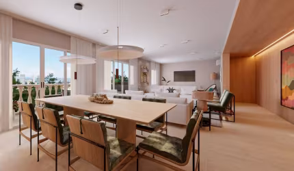 Apartamento tipo para venda com 3 quartos, sendo 2 suítes, 221m²