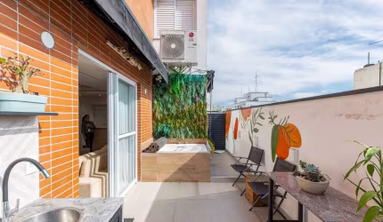 Cobertura para venda com 2 quartos, sendo 2 suítes, 110m²