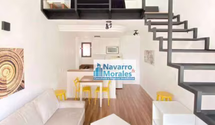 Apartamento, 40 m² - venda por R$ 700.000,00 ou aluguel por R$ 4.800,00/mês - Moema - São Paulo/SP