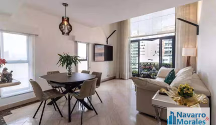 Apartamento Duplex com 1 dormitório à venda, 75 m² por R$ 1.490.000 - Itaim - São Paulo/SP