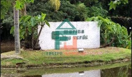 Terreno de esquina na Marina Ilha Verde  fundo para o canal