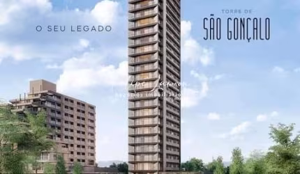 Torre de São Gonçalo, apartamento alto padrão andar alto com 3 suites