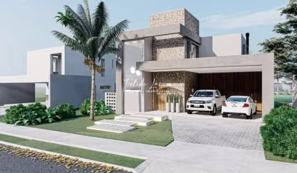 Casa nova 3 suítes fundo para o lago condomínio veredas