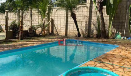 Chácara com 2 dormitórios para alugar e com edícula, 1250 m² por R$ 5.500/mês - Vale Verde - Santo Antônio de Posse/SP