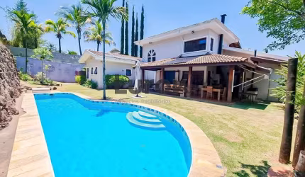 Casa em condomínio fechado com 4 quartos à venda na Rua Emilio Romanetti, 230, Village Visconde de Itamaracá, Valinhos, 367 m2 por R$ 2.990.000