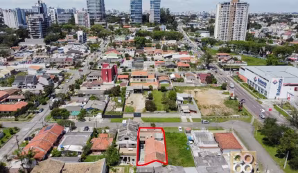 Terreno - R Desembargador Augusto Guimaraes Cortes, 150 - Campina do Siqueira - Curitiba PR