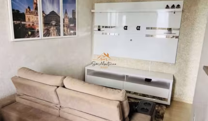 Apartamento à venda em Jundiaí-SP, bairro Recanto Quarto Centenário: 2 quartos, 2 salas, 1 banheiro, garagem - 52m².