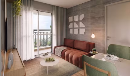Versátil apartamento tipo para venda com 1 quarto, 30m²