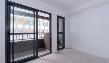 Espetacular studio para venda com 1 quarto, 21.7m²