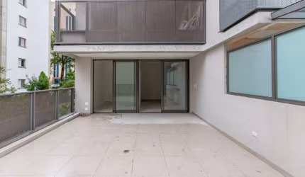 Confortável apartamento garden para venda com 1 quarto, 68.6m²