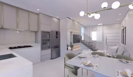 Casa no condomínio Villa Hipica Residence para venda com 2 quartos, sendo 1 suíte, 82m²