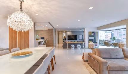 Confortável apartamento tipo para venda com 3 quartos, sendo 3 suítes, 244m²