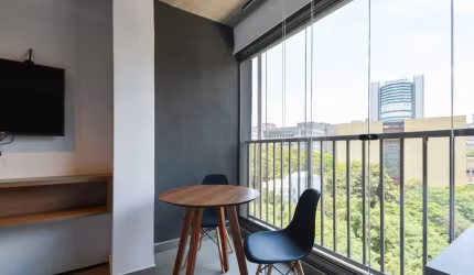 Funcional studio para venda com 1 quarto, sendo 1 suíte, 23m²