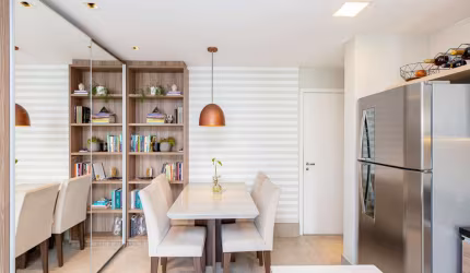 Atraente apartamento tipo para venda com 1 quarto, sendo 1 suíte, 45m²