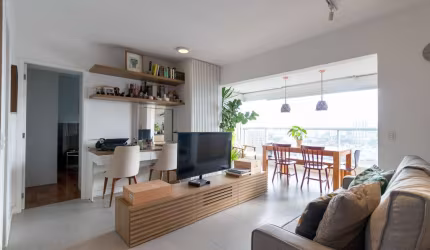 Excelente apartamento tipo para venda com 1 quarto, sendo 1 suíte, 63m²