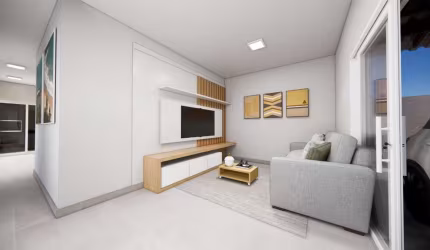 Aconchegante casa tipo para venda com 2 quartos, sendo 2 suítes, 80m²