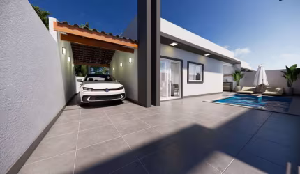 Deslumbrante casa tipo para venda com 2 quartos, sendo 2 suítes, 80m²