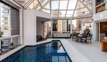 Elegante cobertura para venda com 4 quartos, sendo 4 suítes, 544m²