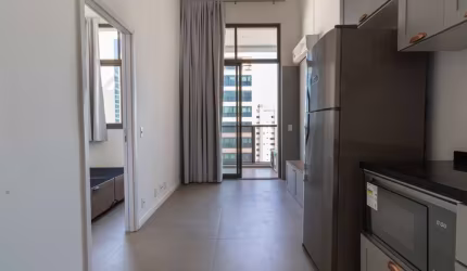 Versátil studio para venda com 1 quarto, 34m²