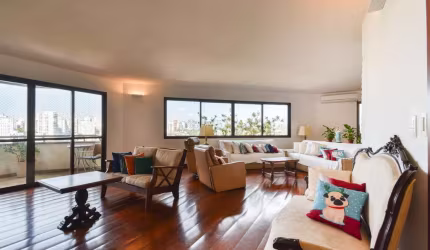 Elegante apartamento tipo para venda com 4 quartos, sendo 4 suítes, 379m²