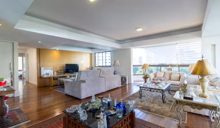 Elegante apartamento tipo para venda com 3 quartos, sendo 3 suítes, 195m²