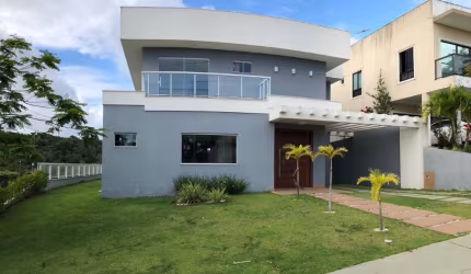 CASA ALTO PADRÃO NO ALPHAVILLE LITORAL NORTE 2 | 4 SUÍTES |