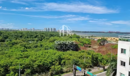Apartamento duplex  à venda com vista mar, 2 quartos com suíte e duas vagas - andar alto -  Mata da