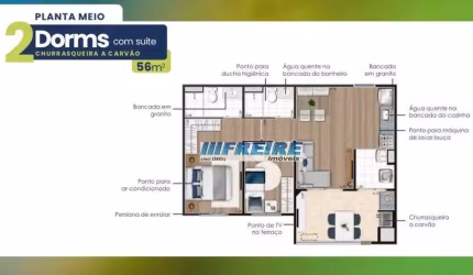 Apartamento à venda, 56 m² por R$ 488.500,00 - Campestre - Santo André/SP