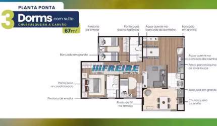 Apartamento com 3 dormitórios à venda, 67 m² por R$ 658.800,00 - Campestre - Santo André/SP