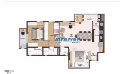 Lançamento de apartamento com 2 dormitórios à venda, 83 m² por R$ 784.900 - Vila Floresta - Santo André/SP