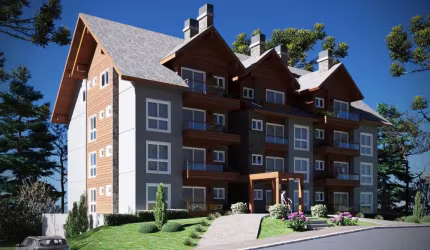 Apartamento com 1 quarto à venda na Rua Parobé Linha Nova, 650, Avenida Central, Gramado por R$ 732.625