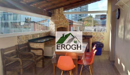 Cobertura com 2 dormitórios à venda, 130 m² por R$ 585.000,00 - Vila Valparaíso - Santo André/SP