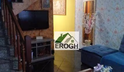 Sobrado com 2 dormitórios à venda, 161 m² por R$ 690.000,00 - Vila Scarpelli - Santo André/SP