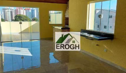 Cobertura com elevador 3 dormitórios à venda, 156 m² por R$ 770.000 - Campestre - Santo André/SP