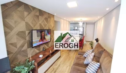 Apartamento com 3 dormitórios à venda, 70 m² por R$ 735.000,00 - Parque das Nações - Santo André/SP