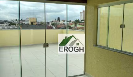 Cobertura com elevador, 2 dormitórios à venda, 94 m² por R$ 480.000 - Vila Curuçá - Santo André/SP