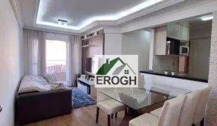 Apartamento com 2 dormitórios à venda, 60 m² por R$ 415.000 - Nova Petrpolis - São Bernardo do Campo/SP