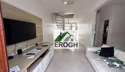 Casa com 3 dormitórios, Condomínio Costa do Mar, 191 m² por R$ 1.000.000 - Jardim Três Marias - Guarujá/SP