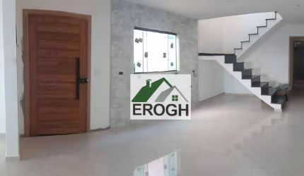 Sobrado com 3 suítes, 174 m² por R$ 915.000 - Campestre - Santo André/SP